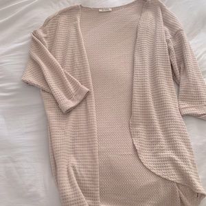 Beige Cardigan Size Small